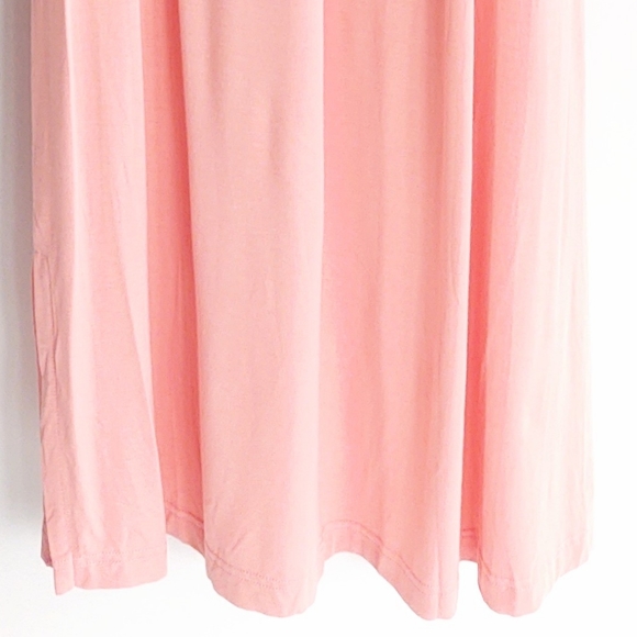 Norm Thompson Coral Pink Sleeveless Maxi Dress Size Medium - Picture 14 of 16